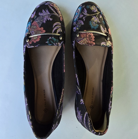 🥿 Call it Spring Floral Platform Loafers - Picture 6 of 11